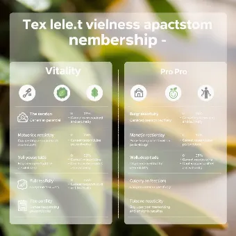 Renewed Vitality UK Membership Tiers